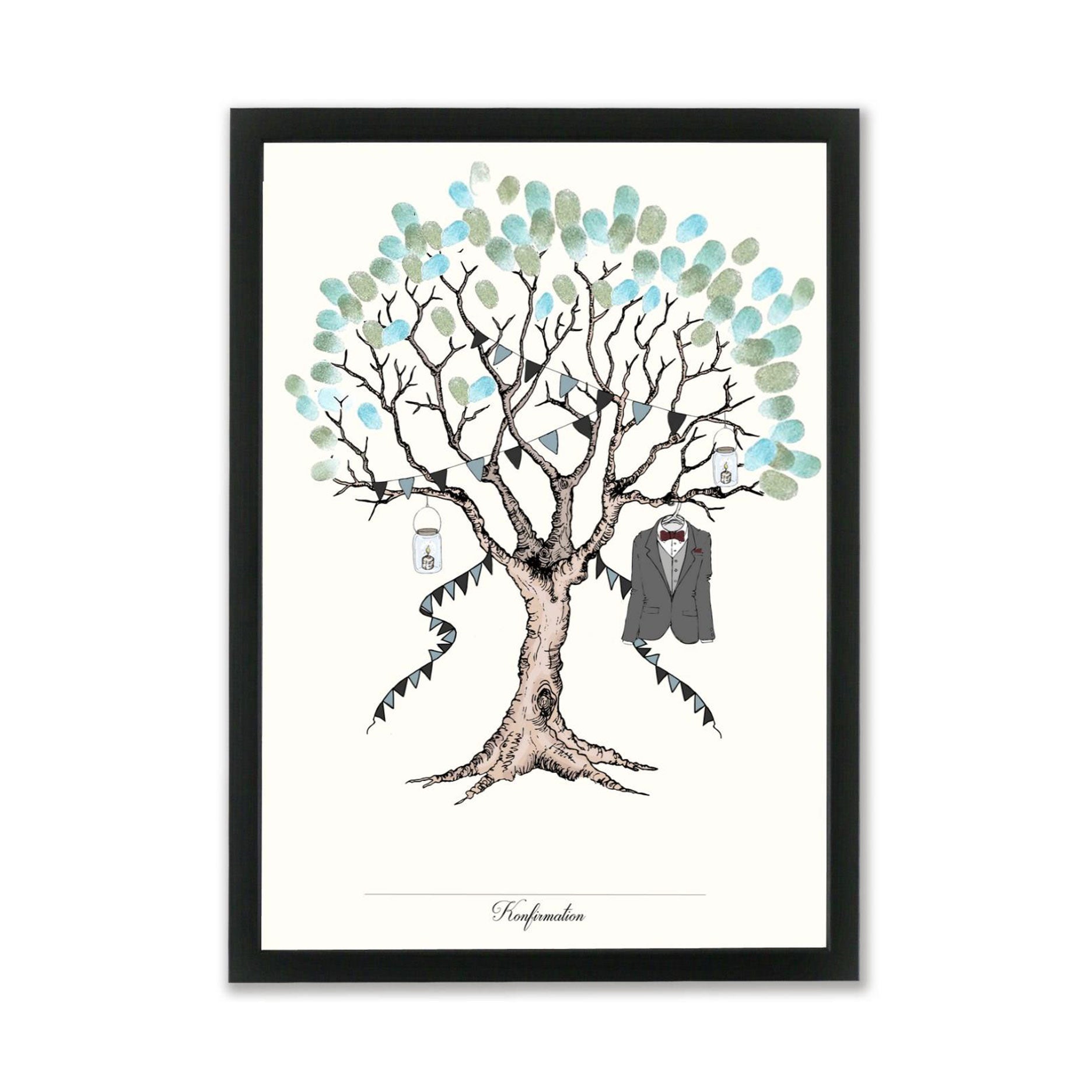 Konfirmand - dreng/grøn